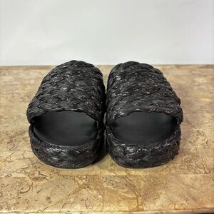 Women's A New Day Casey Flatform Slide Sandals Size 6